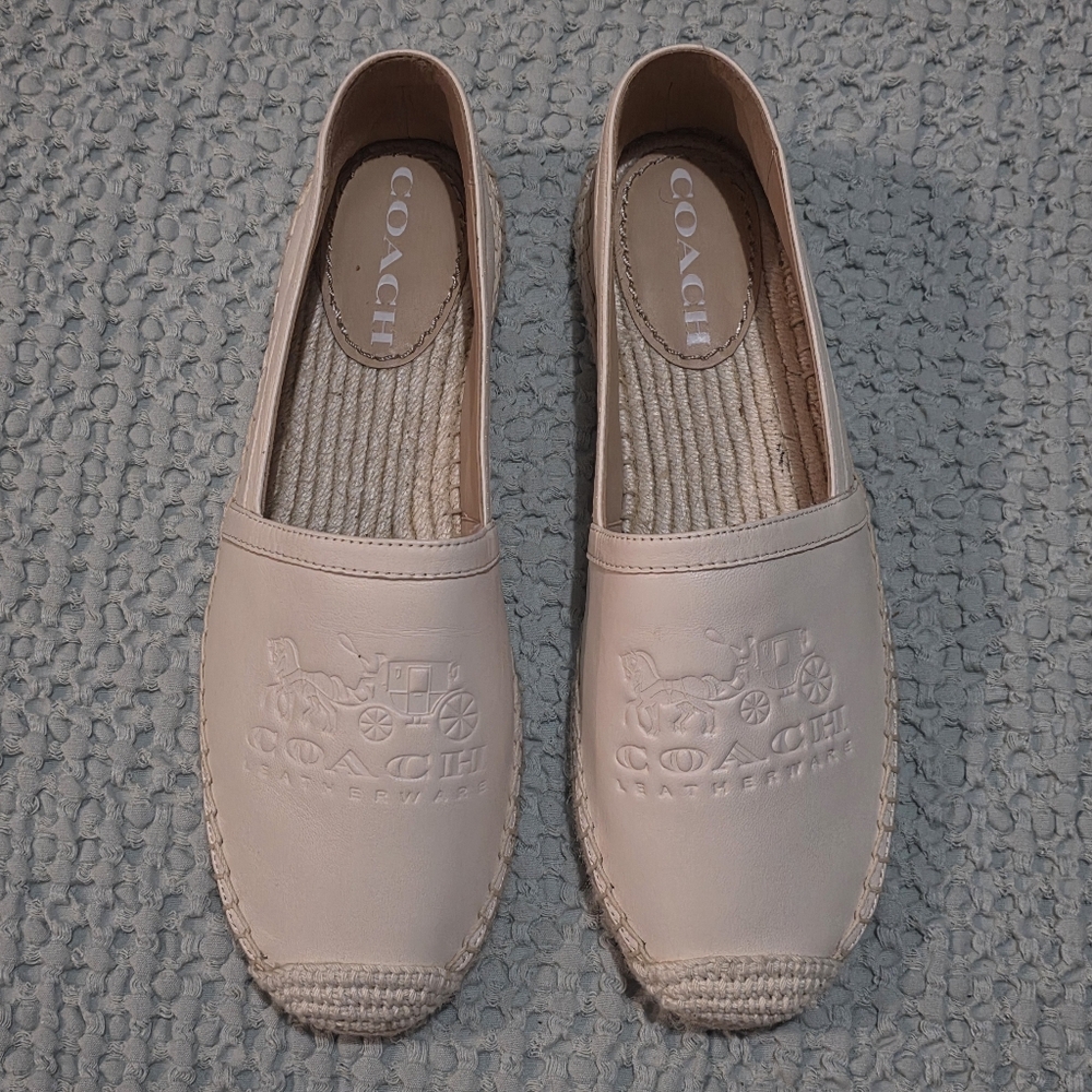 Coach Women's White Espadrilles